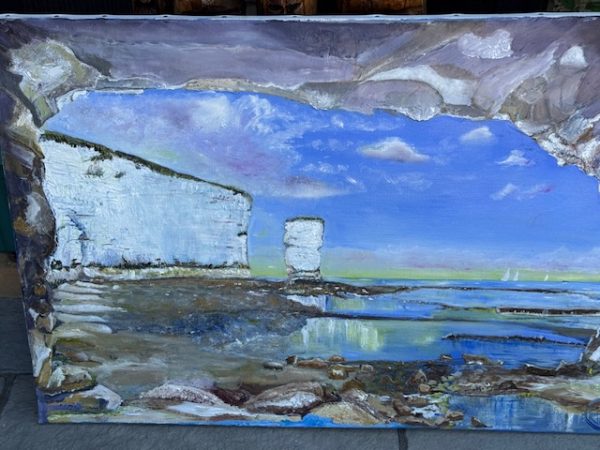Low Tide Old Harry Rocks - Original Painting